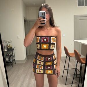 Crochet matching set